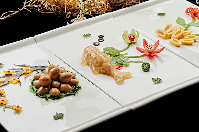 精美制作艺术凉菜图片