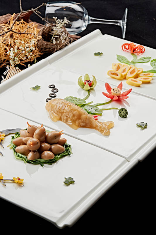 精美制作艺术凉菜图片