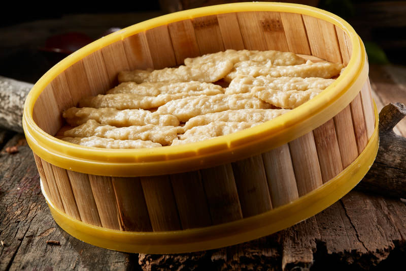 地方特色小吃莜面土豆鱼儿图片