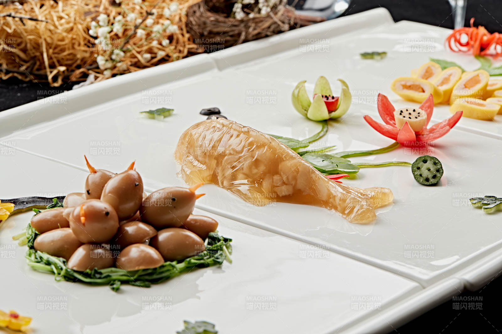 精美制作艺术凉菜图片