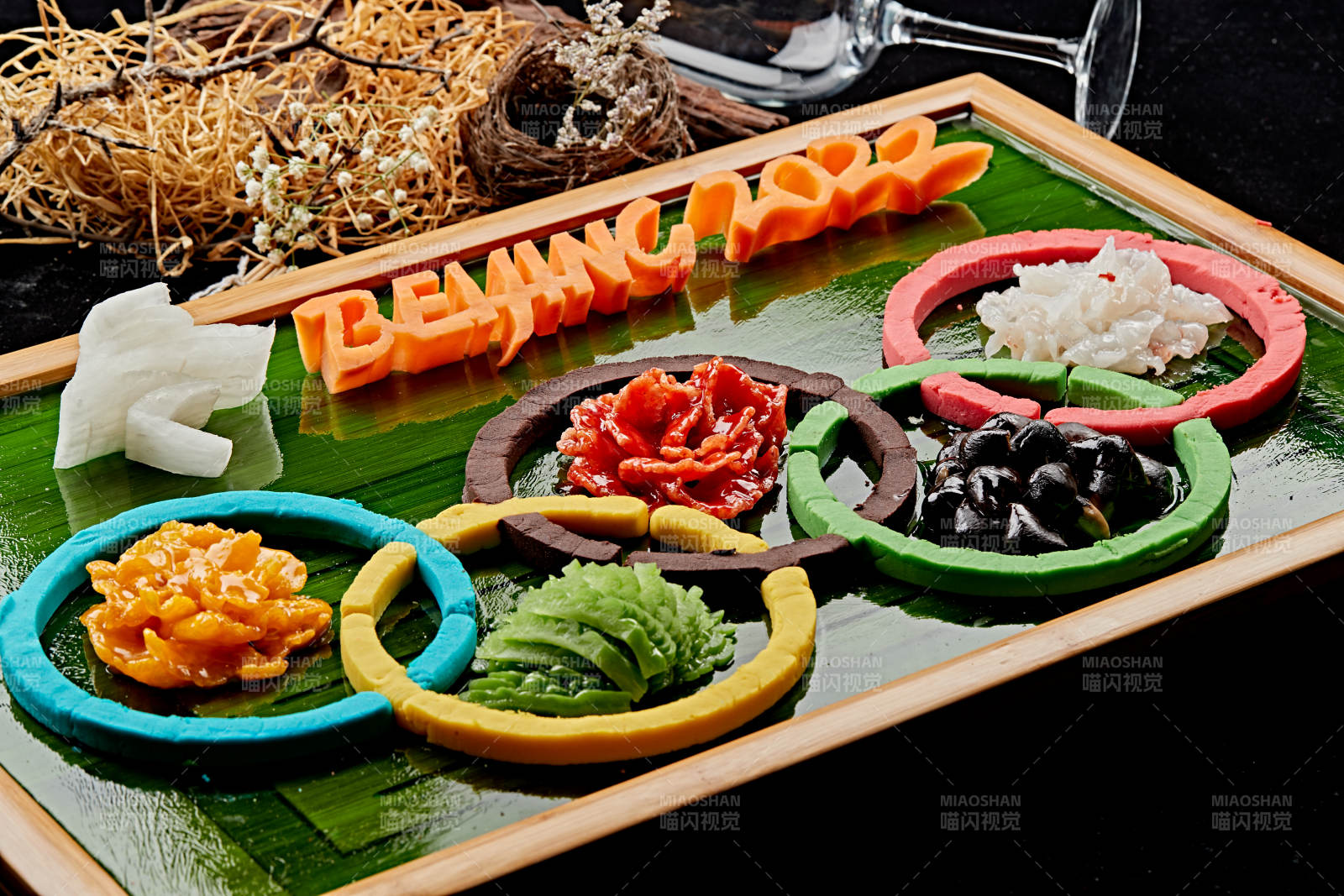 精美制作艺术凉菜图片