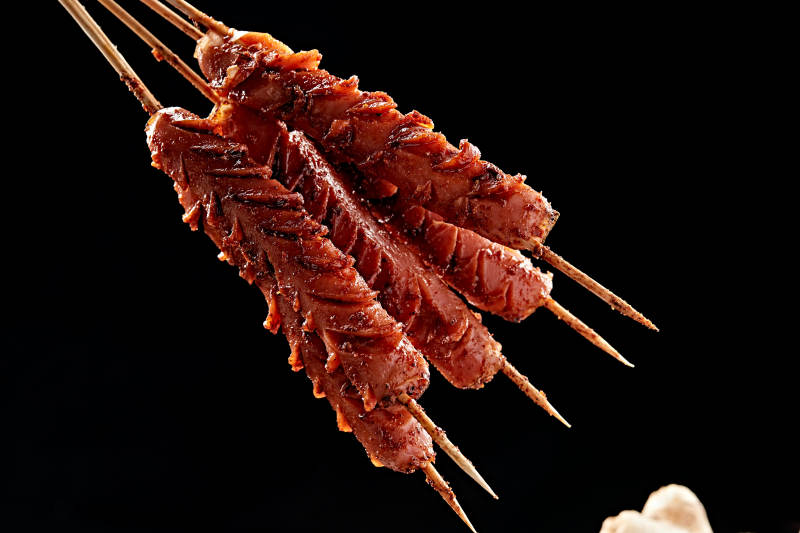 炭烤风味火腿肠图片