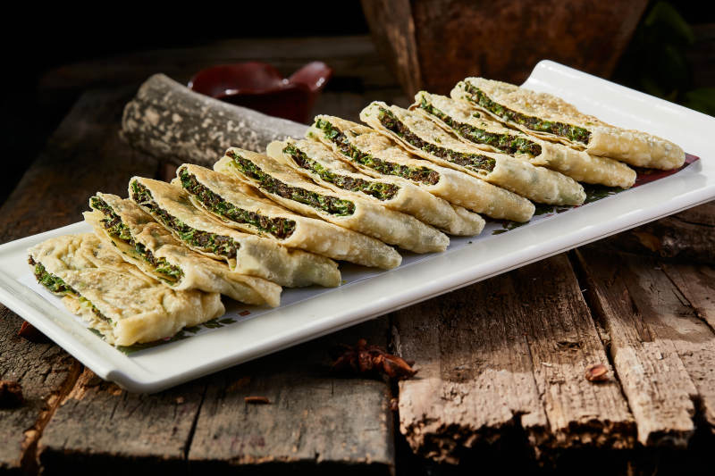 香煎野菜饼图片