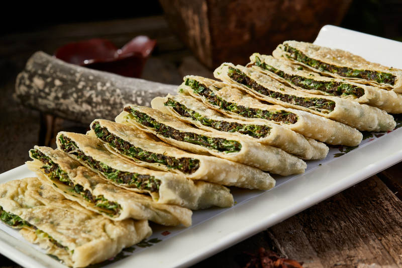 香煎野菜饼图片