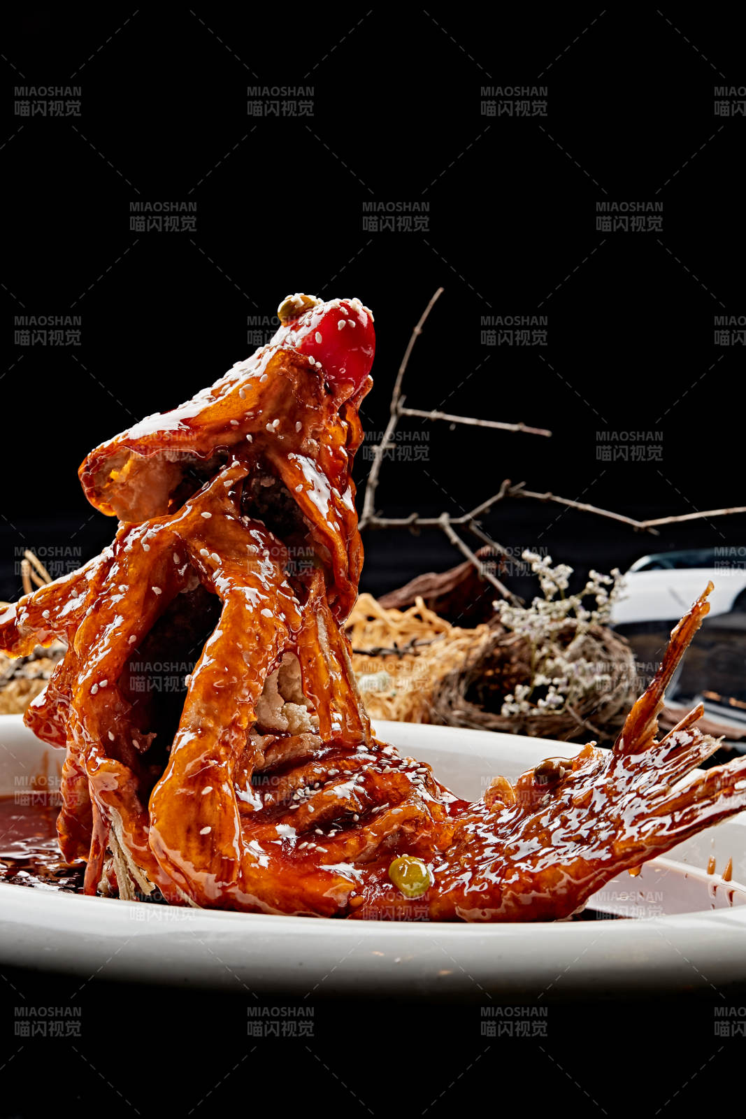 茄汁糖醋干炸鱼图片