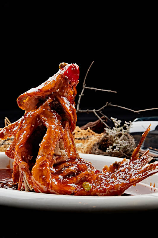 茄汁糖醋干炸鱼图片