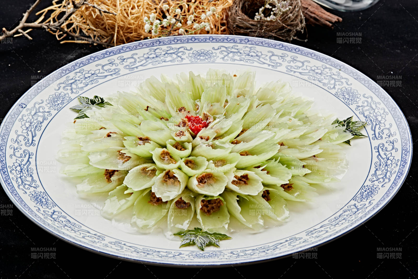 花开富贵迎宾菜图片