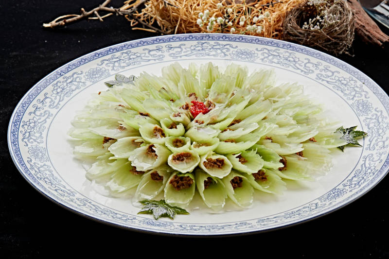 花开富贵迎宾菜图片