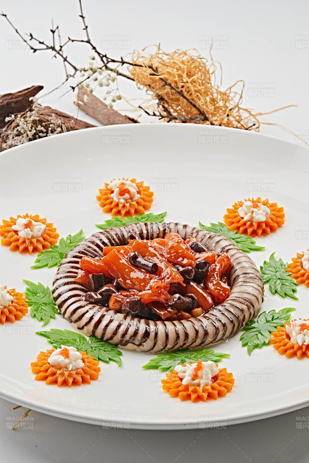 鸡枞王府烧蹄筋图片