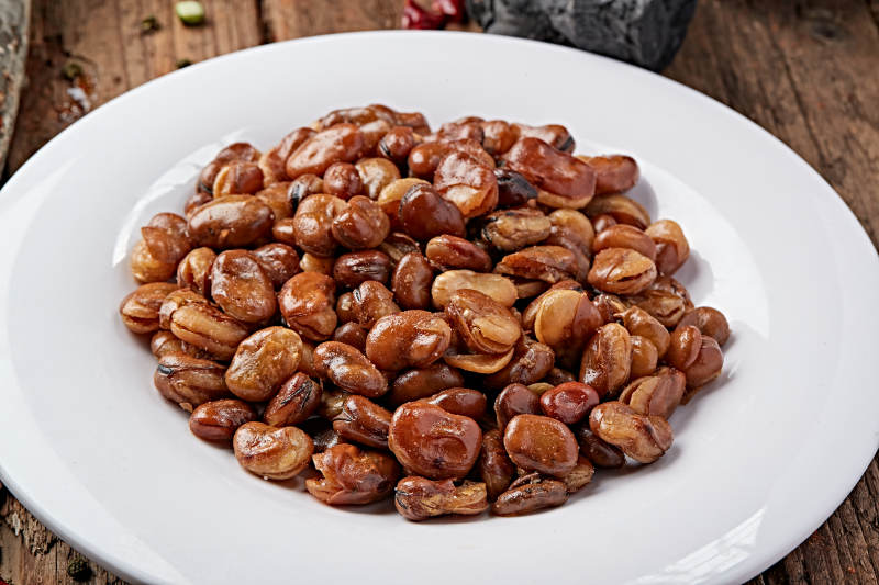 油炸兰花豆油炸蚕豆图片