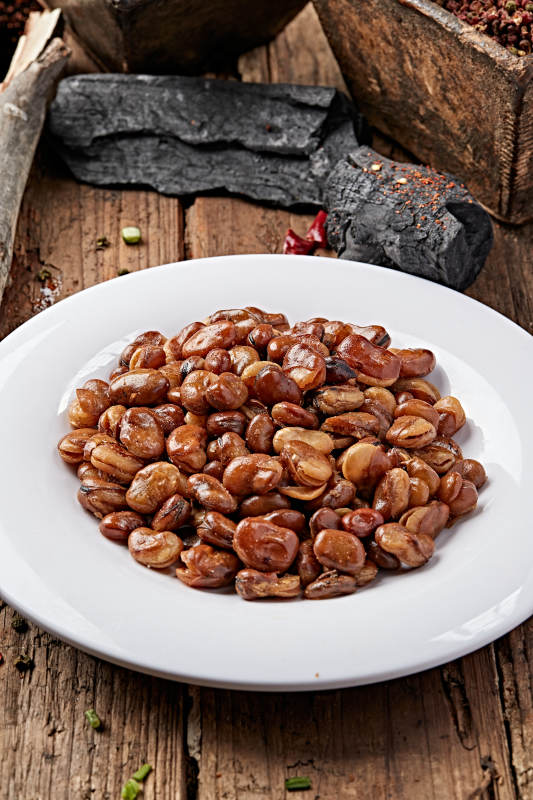 油炸兰花豆油炸蚕豆图片