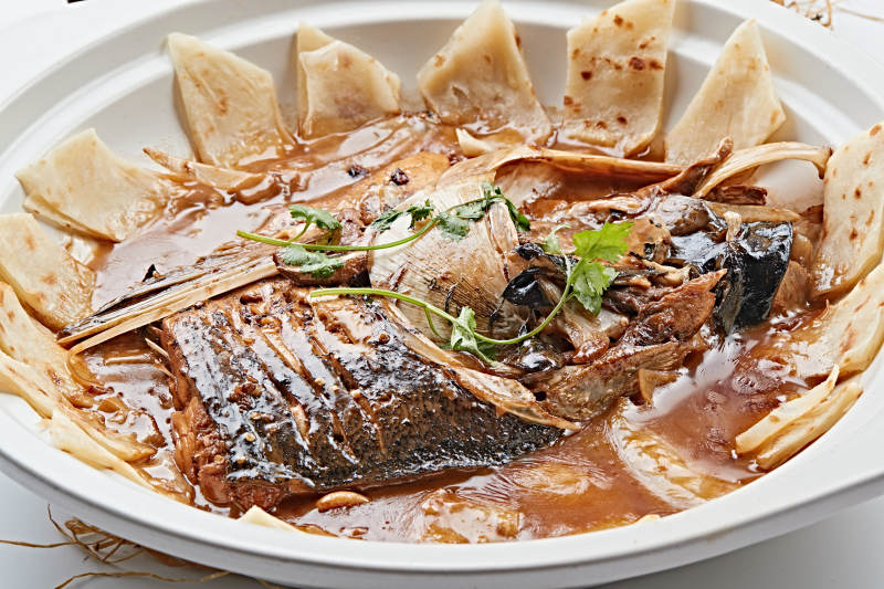 老北京鱼头泡饼图片