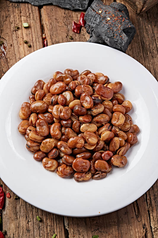 油炸兰花豆油炸蚕豆图片