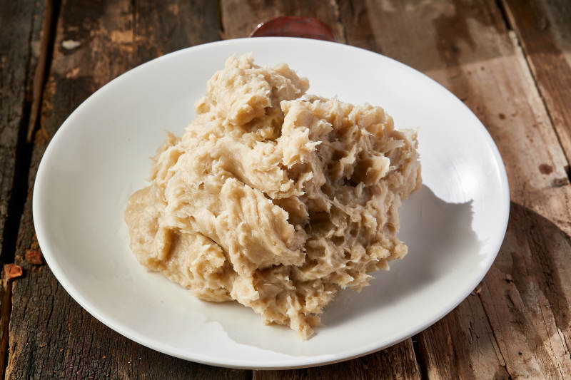 地方特色美食莜面拿糕图片