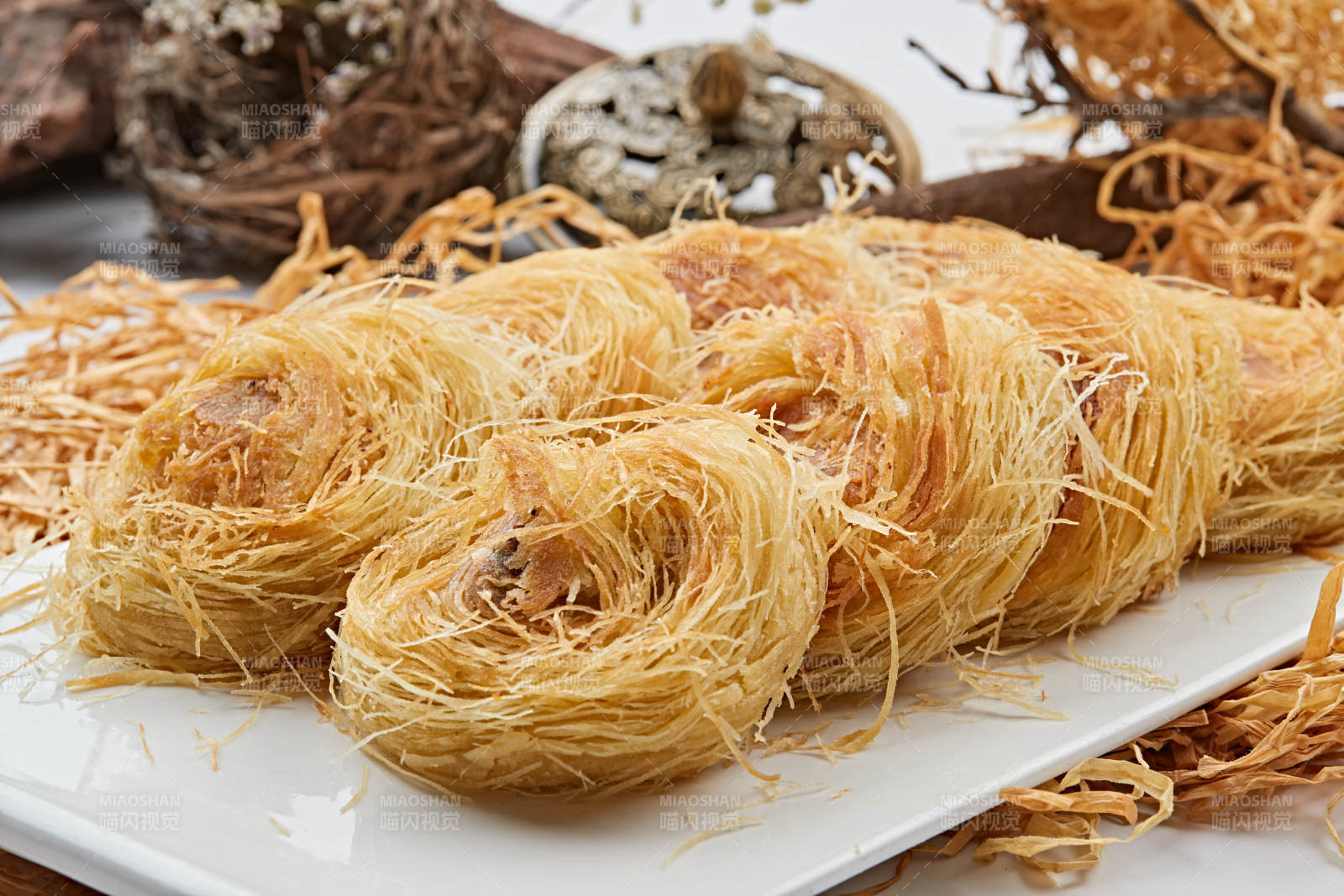 豆沙馅料的盘丝烧饼图片