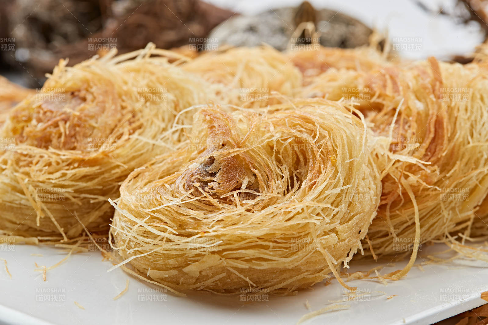 豆沙馅料的盘丝烧饼图片