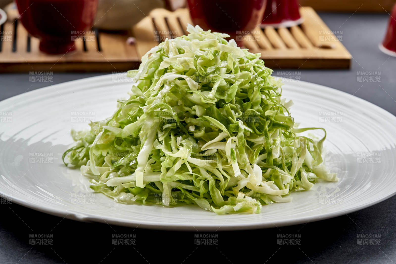 爽口白菜丝高汤凉拌图片