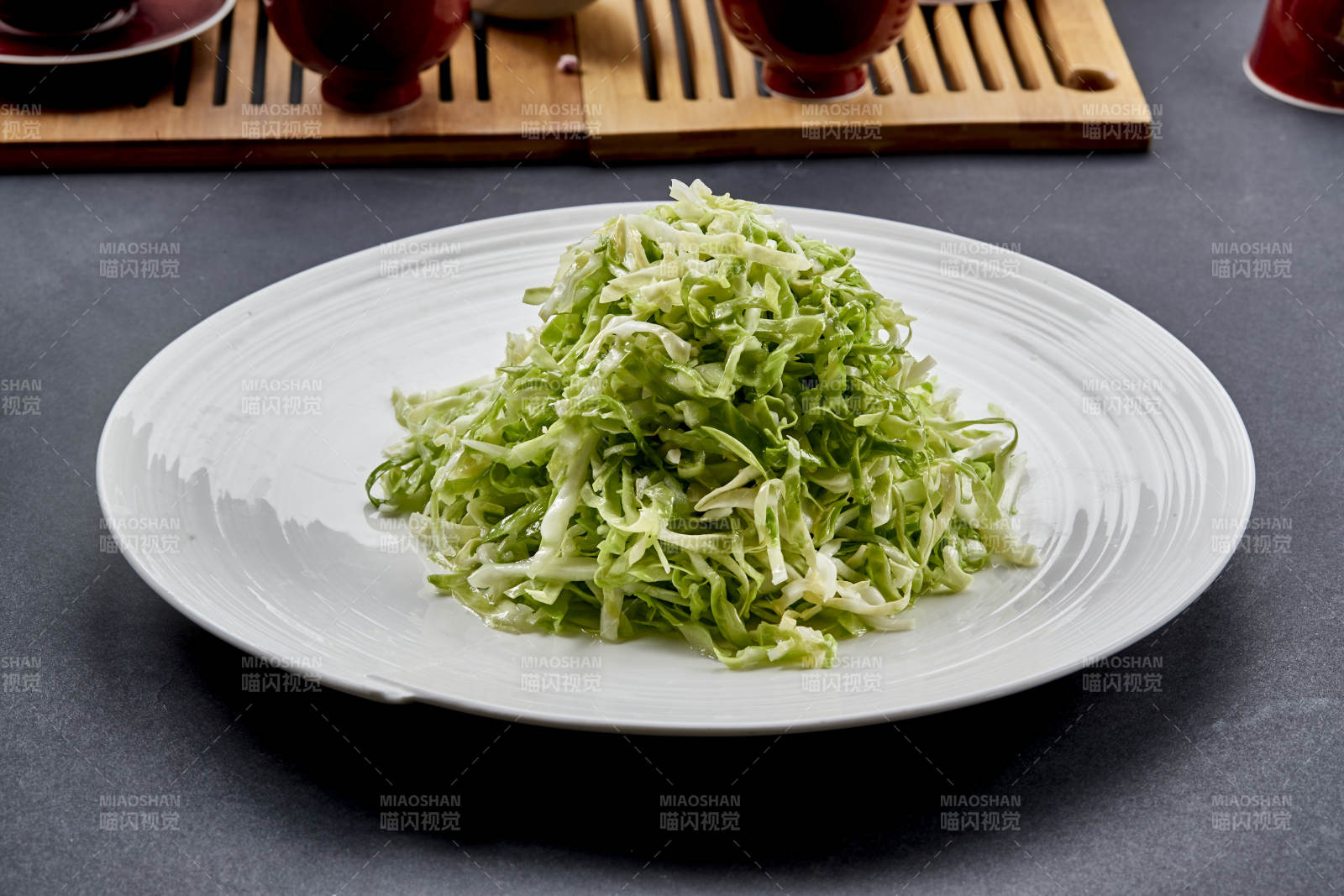 爽口白菜丝高汤凉拌图片