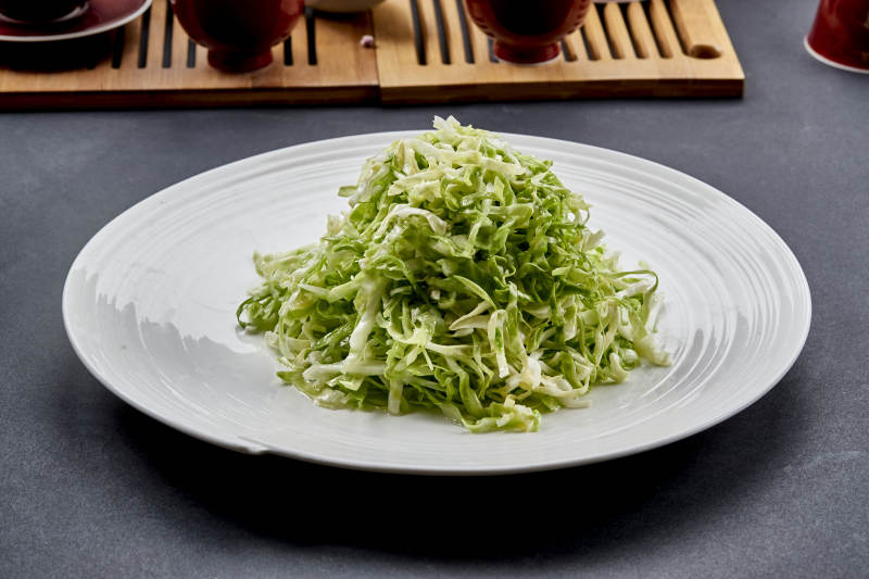 爽口白菜丝高汤凉拌图片