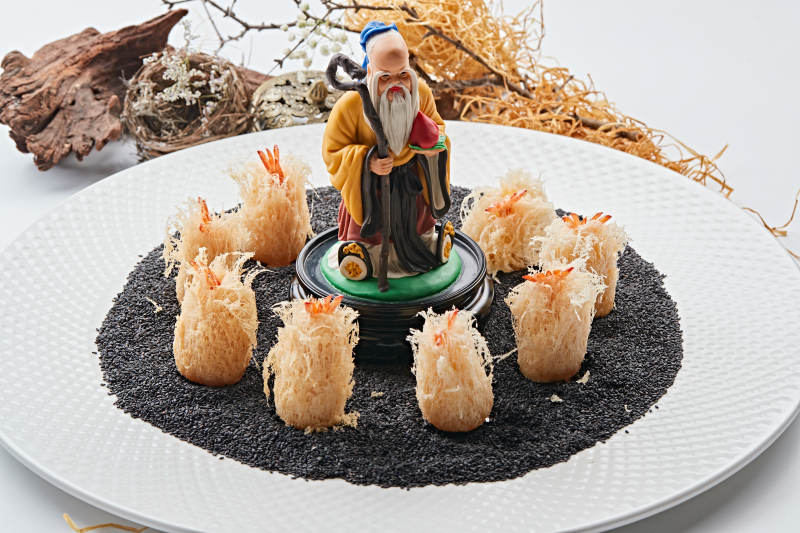 流酥天妇罗炸虾图片