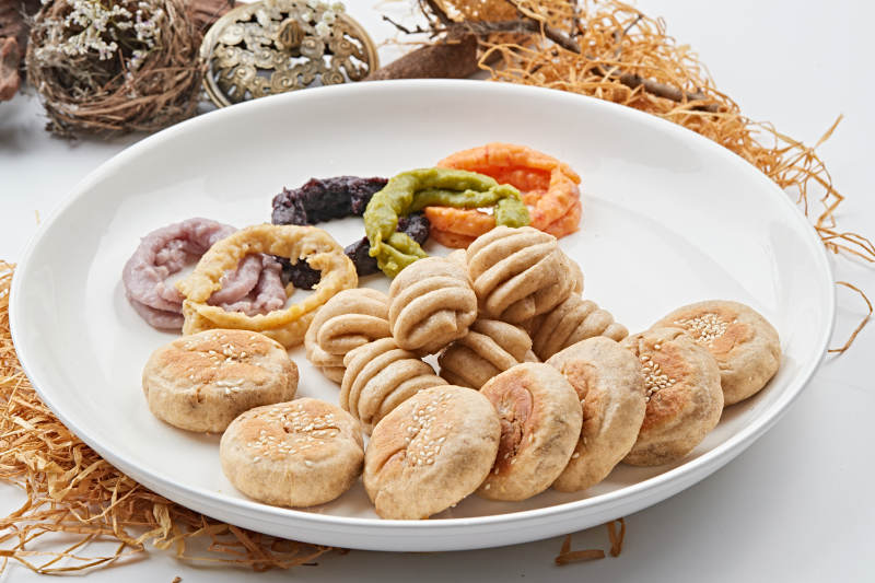 莜面粗粮拼盘图片