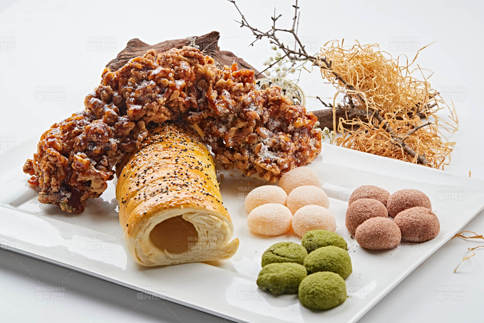 三色雪媚娘图片