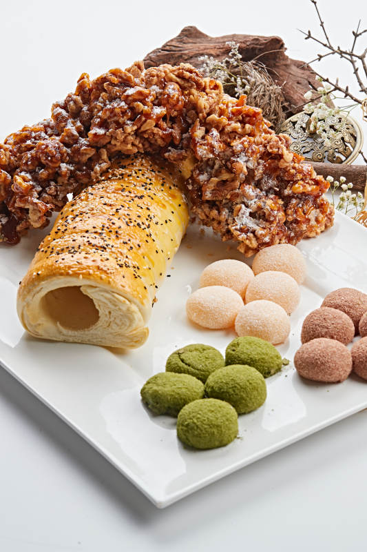 三色雪媚娘图片