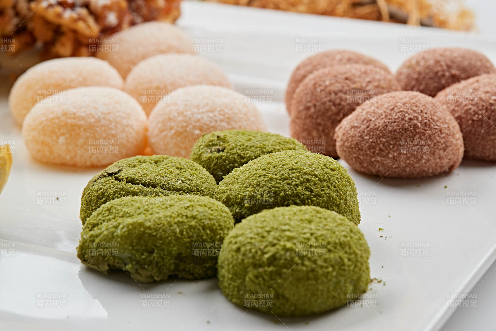 三色雪媚娘图片