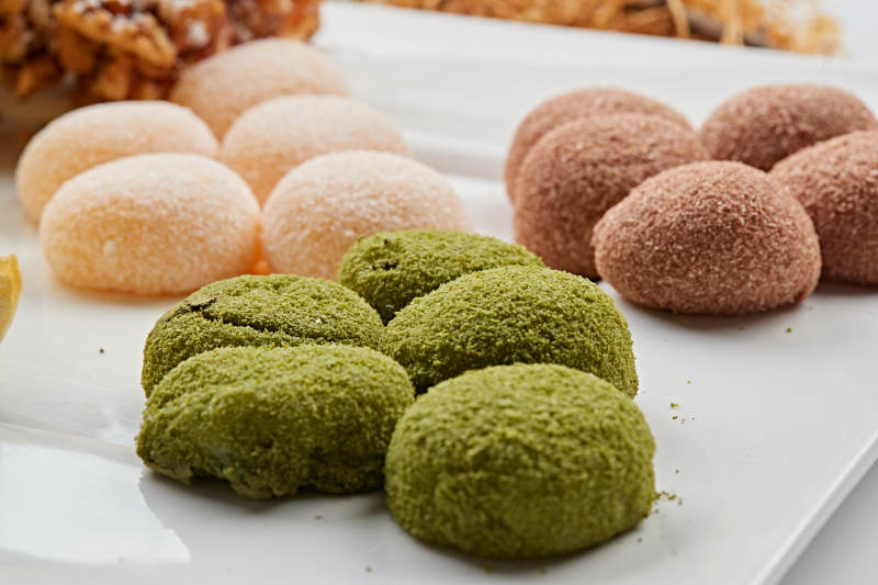 三色雪媚娘图片