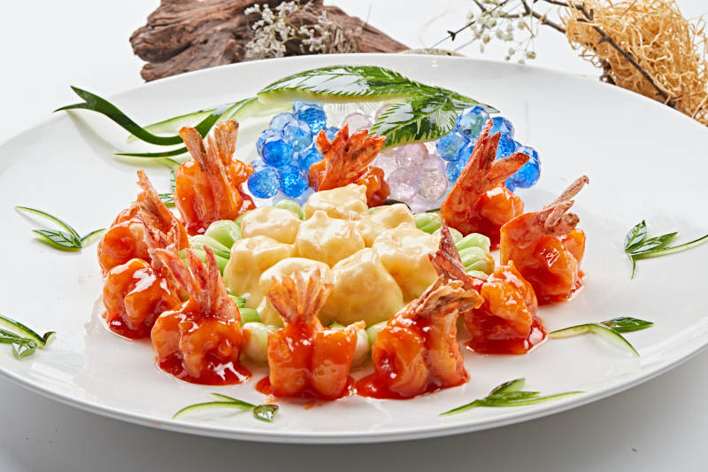 双味大虾球图片