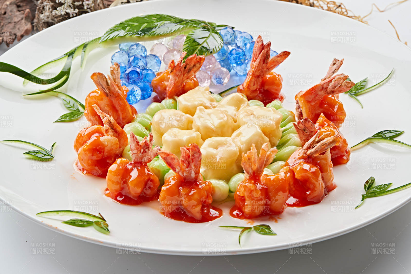 双味大虾球图片