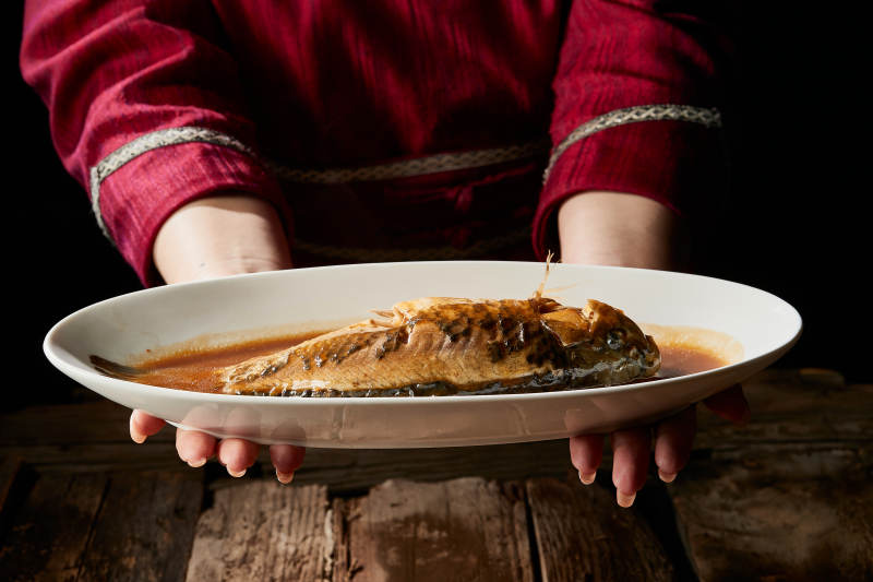 红烧野生湖鱼图片