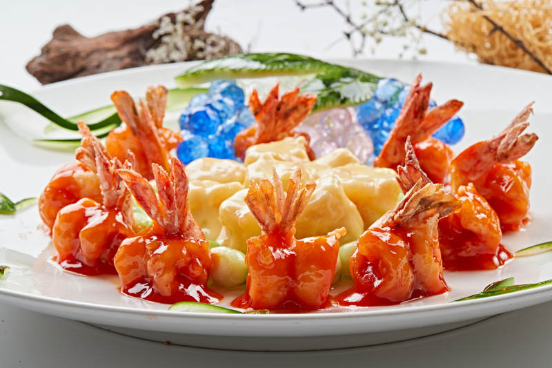 双味大虾球图片