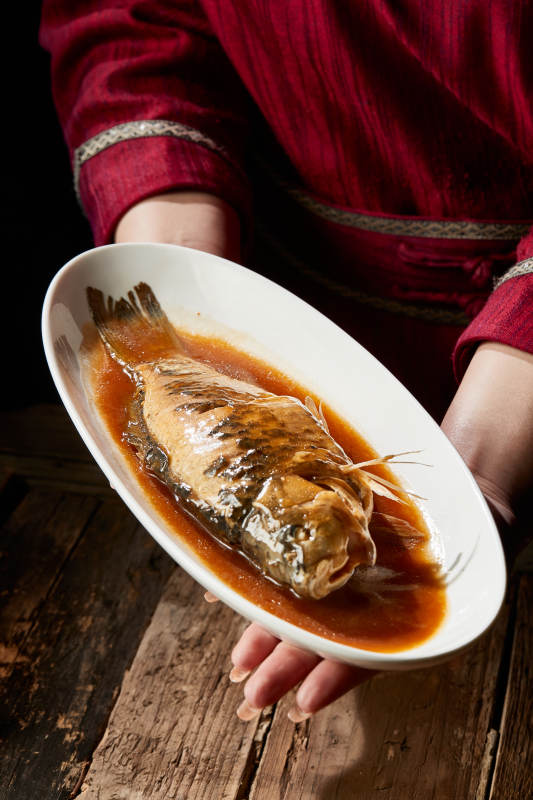 红烧野生湖鱼图片