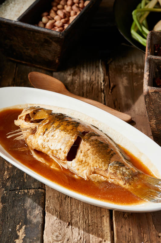 红烧野生湖鱼图片