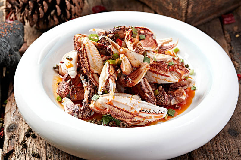 生淹小海鲜生淹蟹钳图片