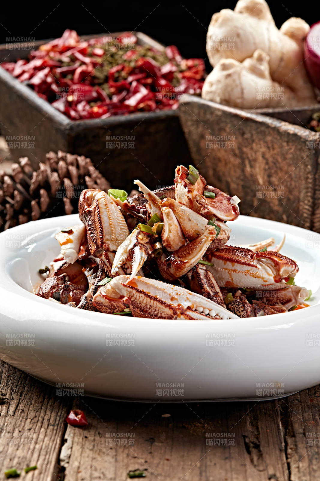 生淹小海鲜生淹蟹钳图片