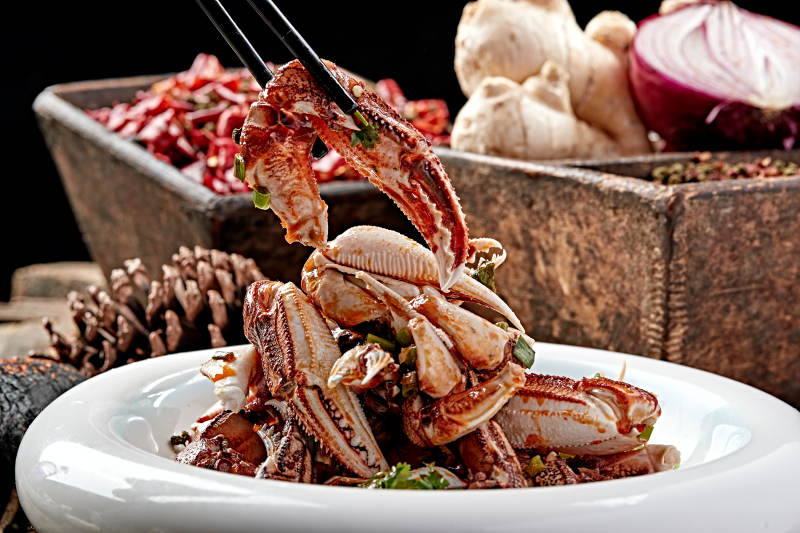 生淹小海鲜生淹蟹钳图片
