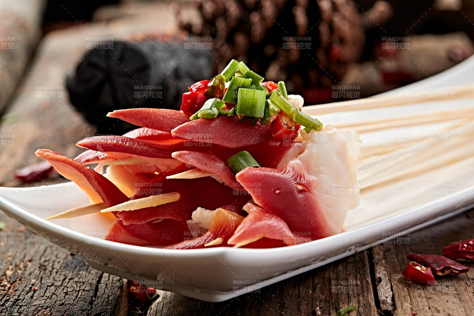 冷锅串串北极贝尖图片