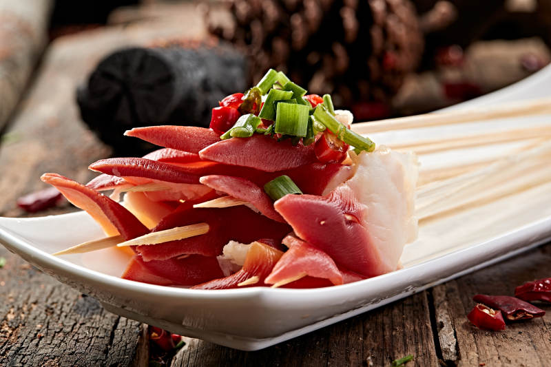 冷锅串串北极贝尖图片