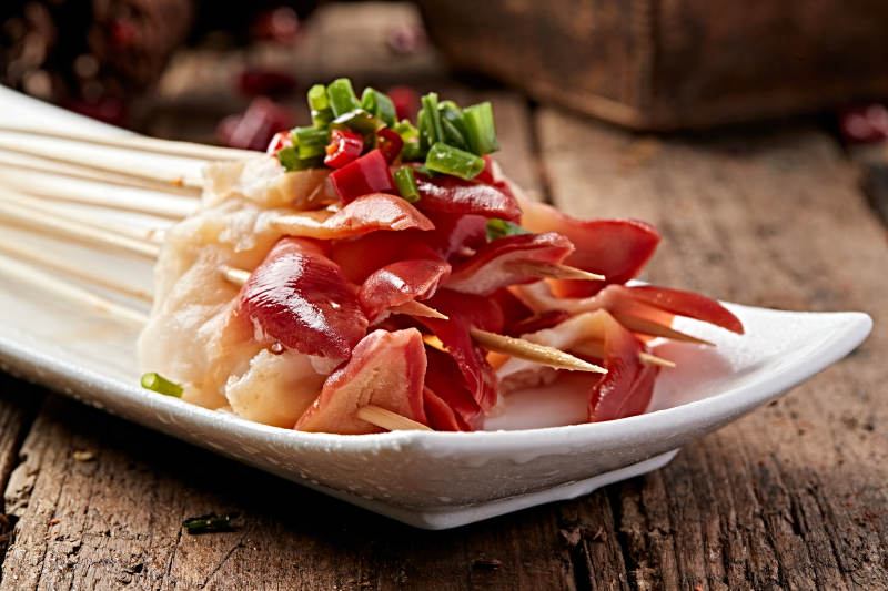 冷锅串串北极贝尖图片