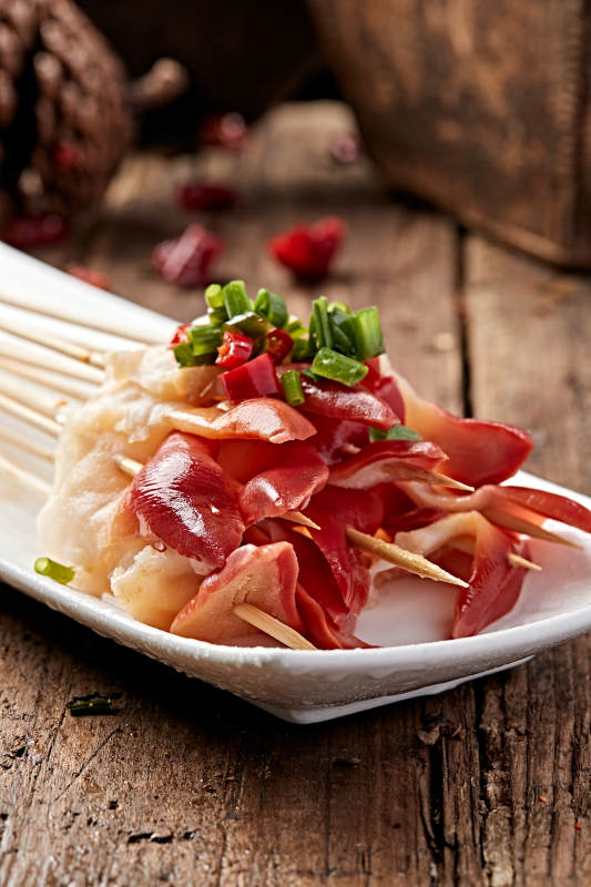 冷锅串串北极贝尖图片