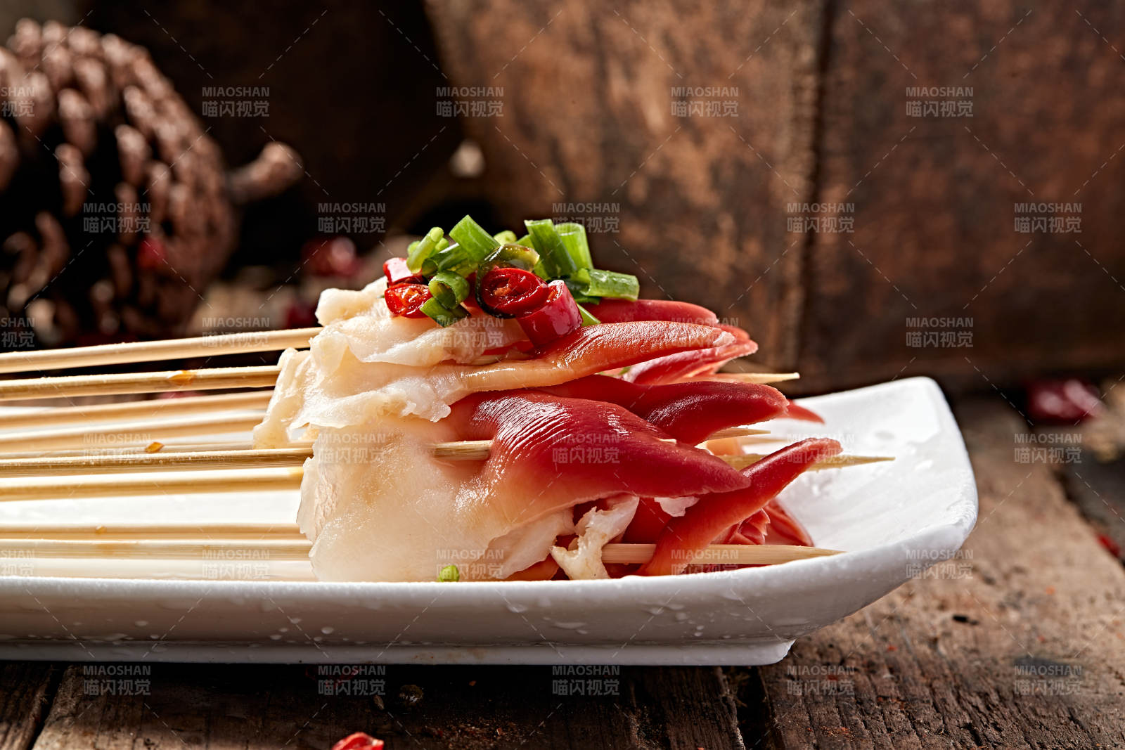 冷锅串串北极贝尖图片