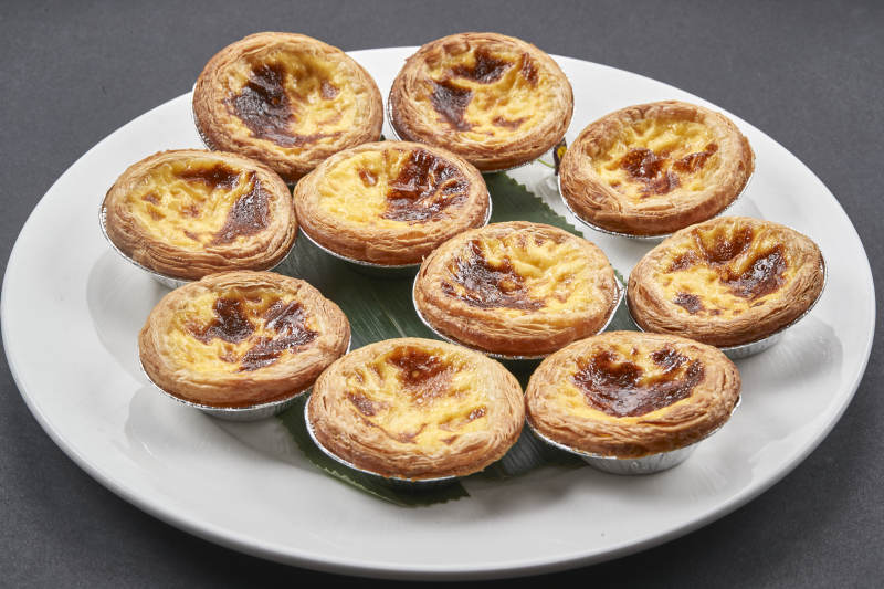 美味甜品糕点香烤葡式蛋挞图片