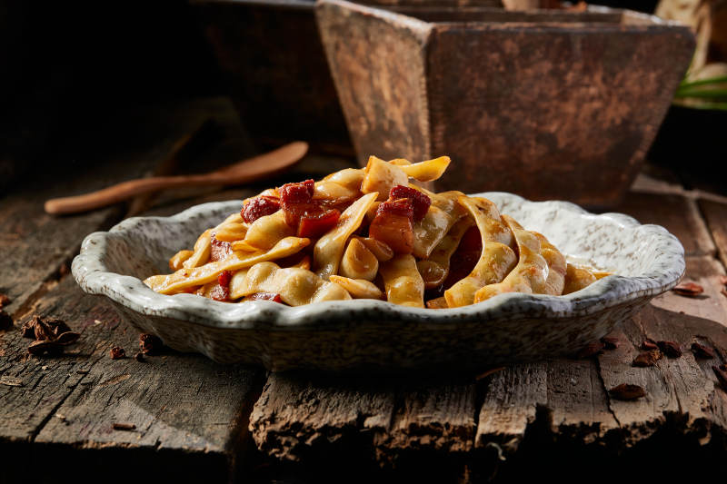 红烧肉炖豆角图片