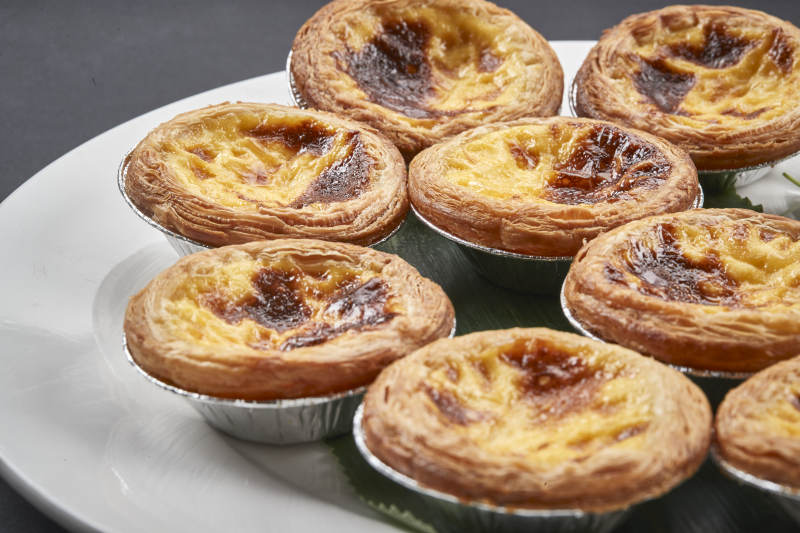 美味甜品糕点香烤葡式蛋挞图片