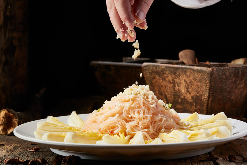 蒜蓉粉丝蒸娃娃菜图片