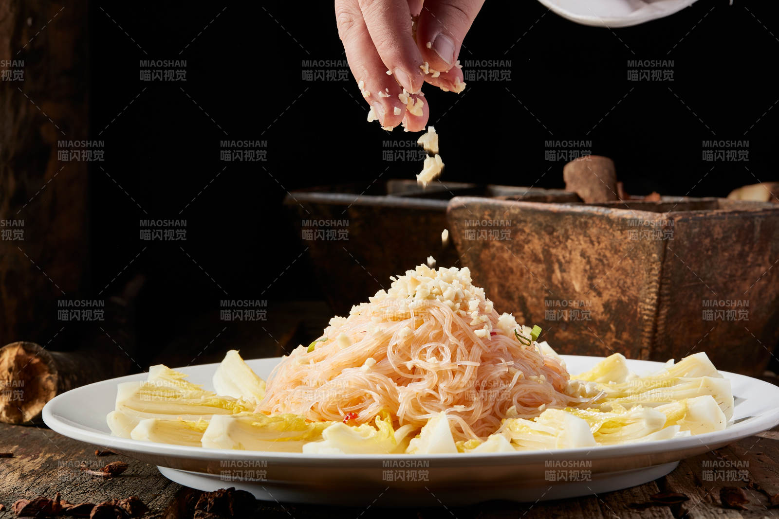 蒜蓉粉丝蒸娃娃菜图片