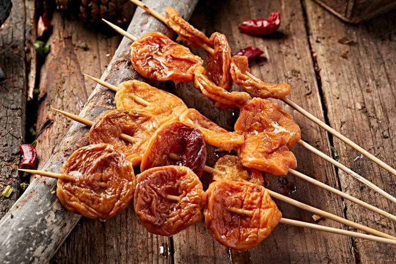 炭烤甜杏脯图片