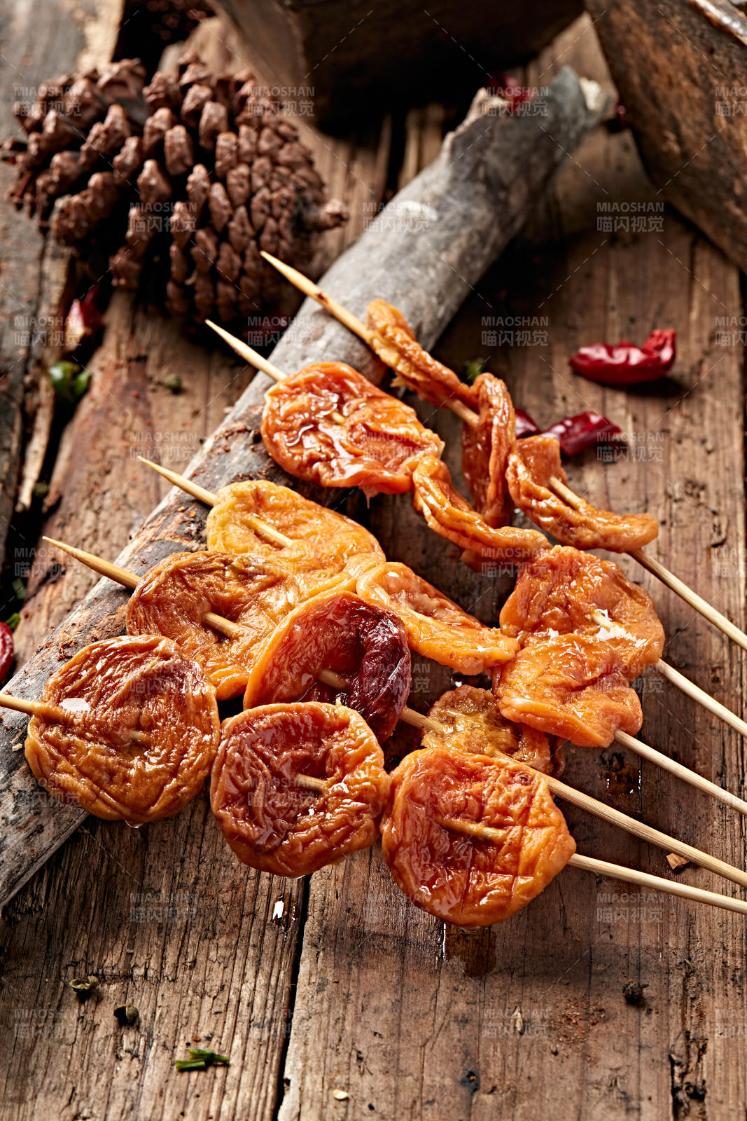 炭烤甜杏脯图片